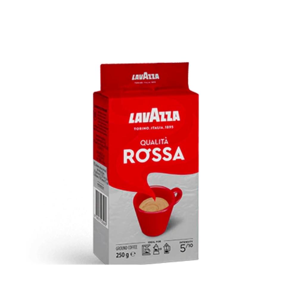 Lavazza Qualita Rossa, Arabica And Robusta Medium Roast Coffee Beans 250g Olio E Più
